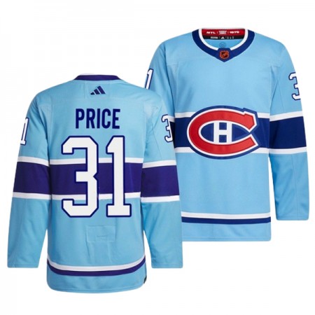 Montreal Canadiens Trikot Carey Price 31 Adidas 2022-23 Blau Reverse Retro 2.0 Authentic - Herren